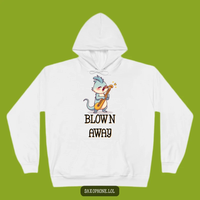 Cozy Funny Saxophone Blast Hoodie: Warm Up Your Musical Passion