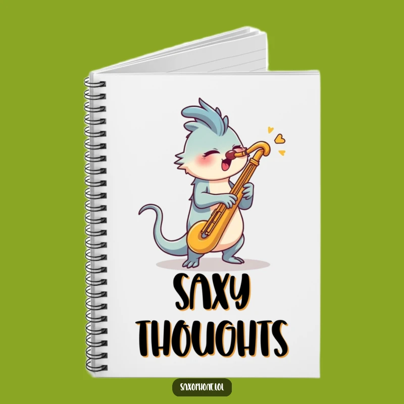 Funny Saxophone Blast Notebook: Compose with Energetic Flair